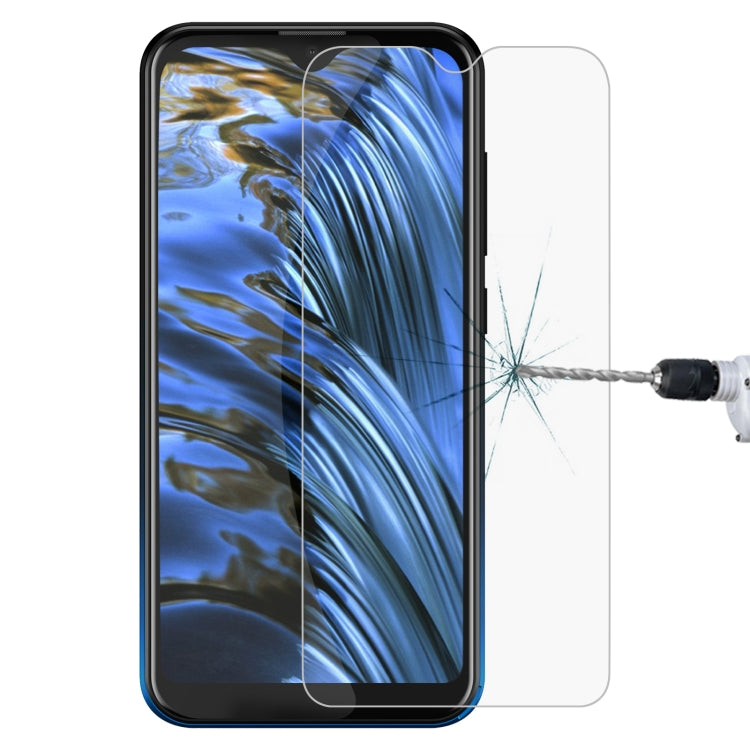 9H tempered glass screen protector film, 2.5D curved edges; crack test shown