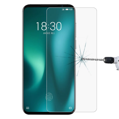 9H tempered glass screen protector film, 2.5D curved edges; crack damage shown