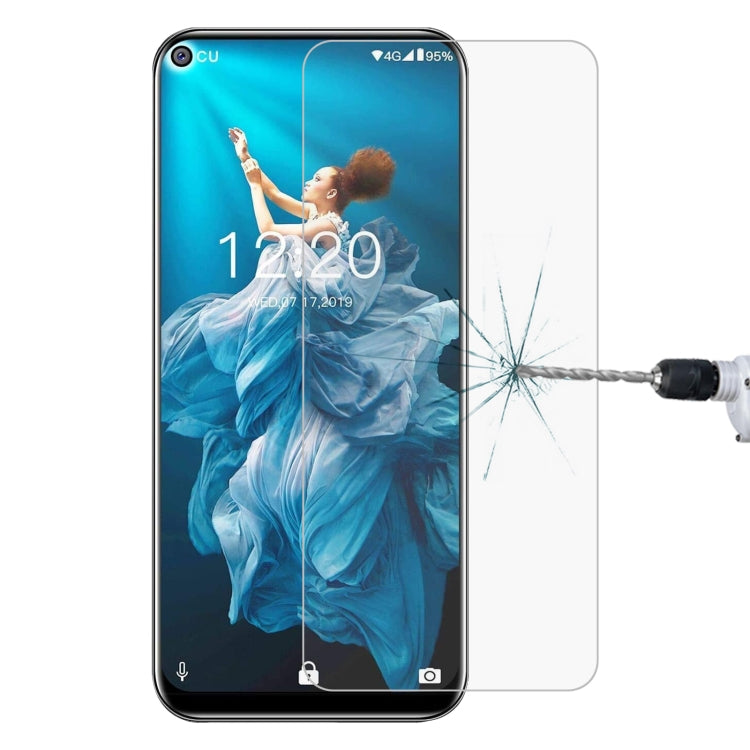 Clear tempered glass screen protector film with 2.5D curved edges for phone display