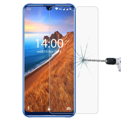 Tempered glass screen protector film with 2.5D curved edges and clear coverage