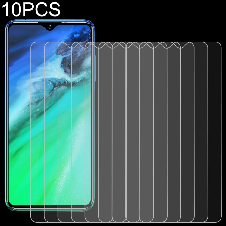 Tempered glass screen protectors, 10-pack, 2.5D rounded edge, front and layered