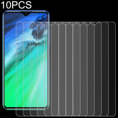 Tempered glass screen protectors, 10-pack, 2.5D rounded edge, front and layered