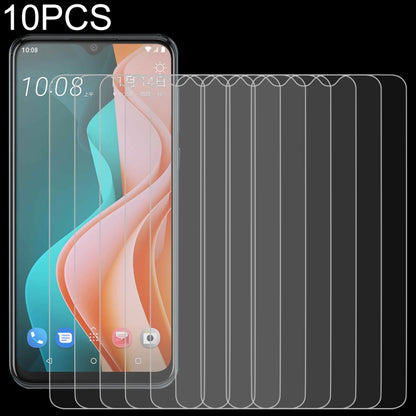 Tempered glass screen protectors, 10-pack, 2.5D rounded edge, clear panel overlays