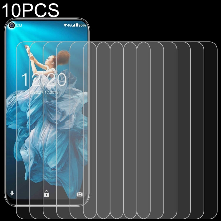 Tempered glass screen protectors, 10-pack, 2.5D rounded edge, layered set for phone