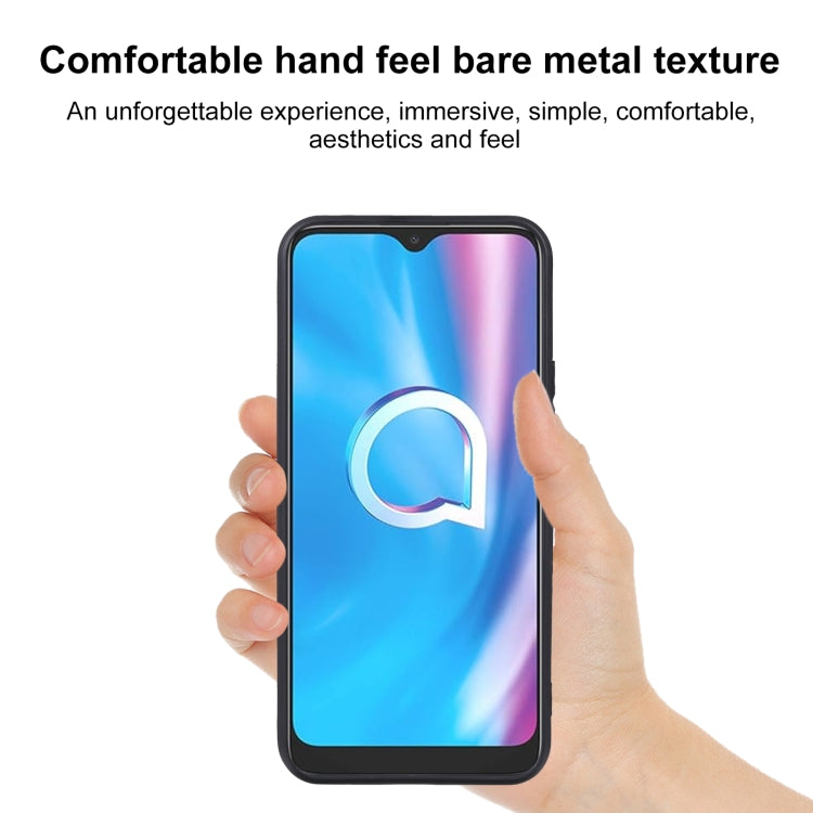 Black TPU phone case with raised edges and front cutouts