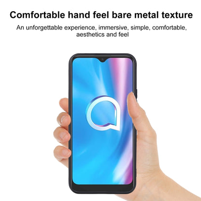 Black TPU phone case with raised edges and front cutouts