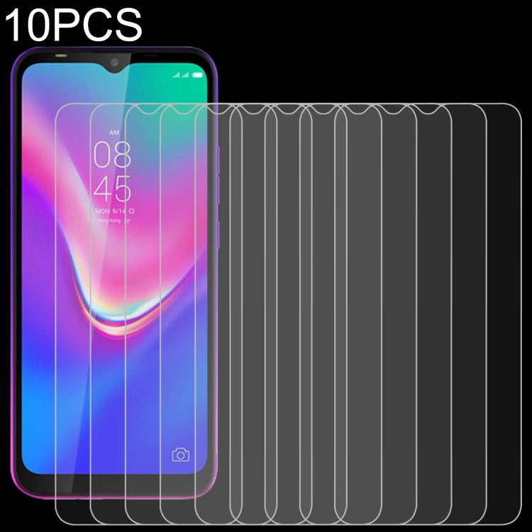 10-pack 9H tempered glass screen protector films, 0.26mm 2.5D, multiple screen coverage