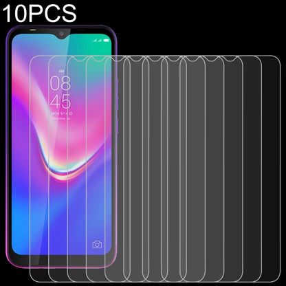 10-pack 9H tempered glass screen protector films, 0.26mm 2.5D, multiple screen coverage