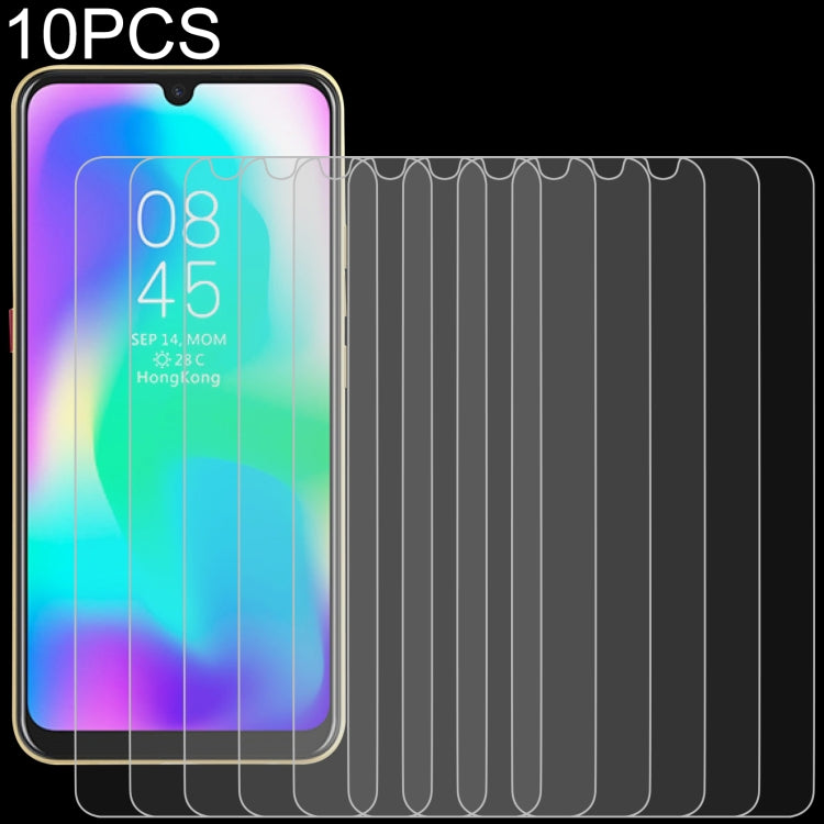 10PCS 0.26mm 9H 2.5D tempered glass screen protector films for smartphone front screens