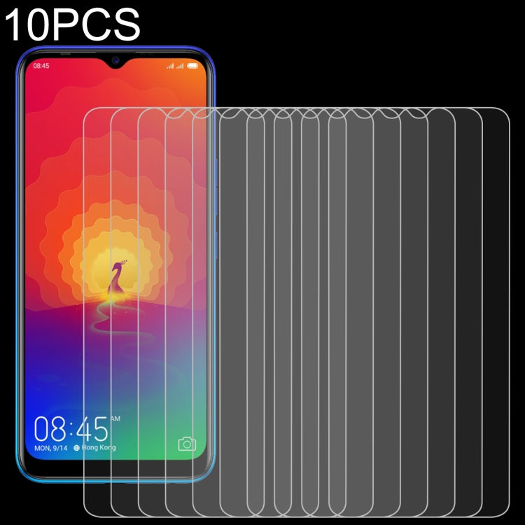Set of 10 tempered glass screen protectors with 2.5D curved edges