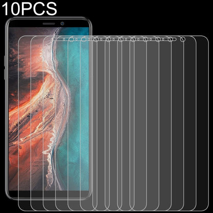 10-pack tempered glass screen protectors, clear 2.5D cover for smartphone screens