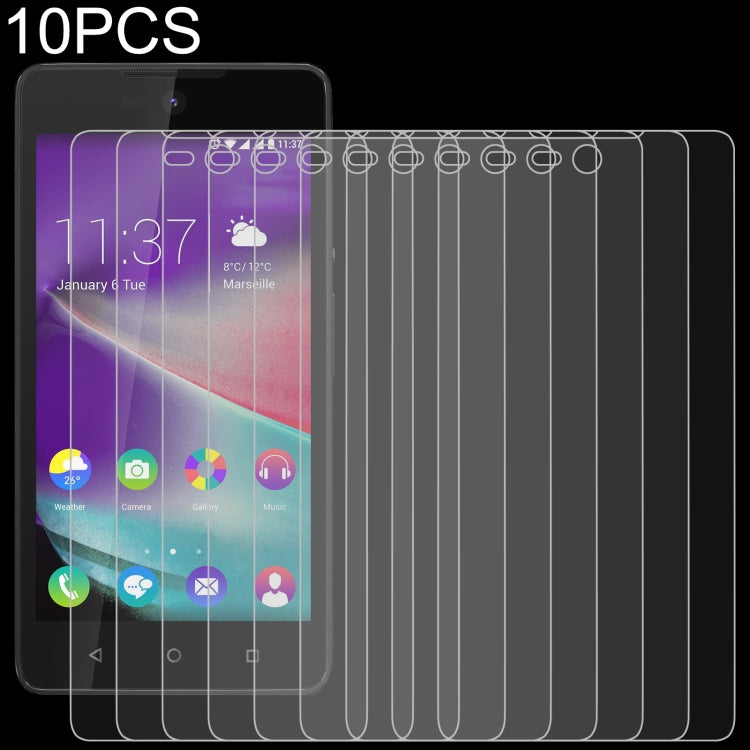 10-pack 9H 2.5D tempered-glass screen protector film with curved edge design