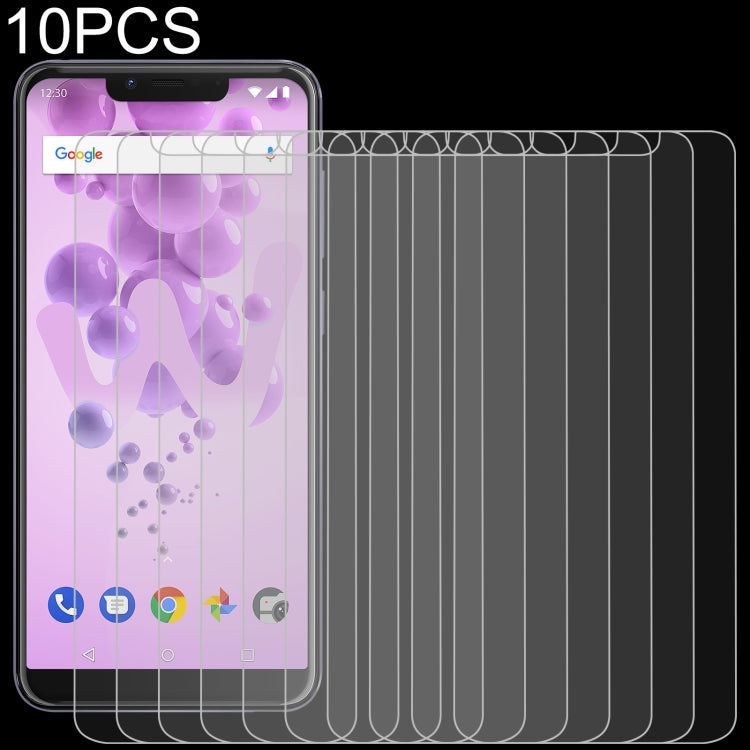 10-pack tempered glass screen protectors, 0.26mm 9H 2.5D, stacked protective films