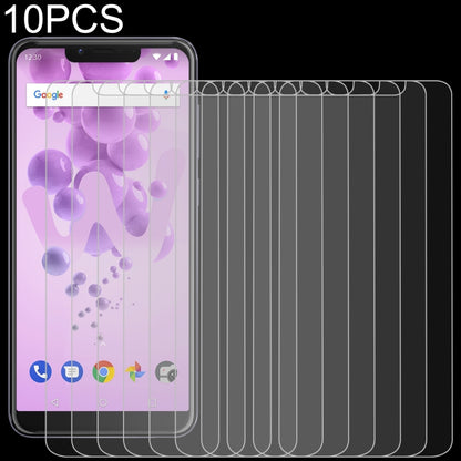 10-pack tempered glass screen protectors, 0.26mm 9H 2.5D, stacked protective films