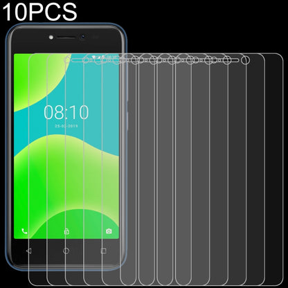 Pack of 10 2.5D tempered glass screen protector films, 0.26mm, 9H scratch-resistant