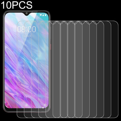 Tempered glass screen protector pack, 10 pcs, clear 2.5D curved glass sheets