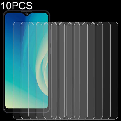 10-pack tempered glass screen protector films, 0.26mm 9H 2.5D for smartphone screens