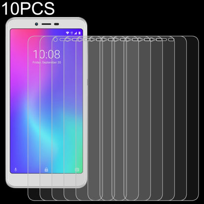 Set of 10 tempered glass screen protectors with rounded 2.5D corners
