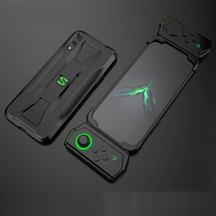 Grey TPU phone case with shockproof armor design, camera cutouts, and green accents
