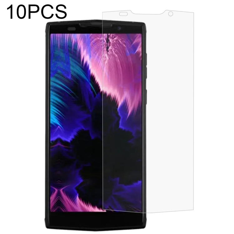 Smartphone tempered glass screen protector (10-pack) applied to front screen