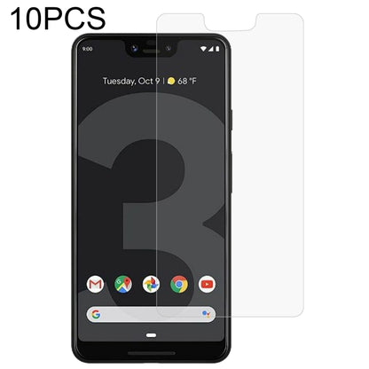 Tempered glass screen protector film set (10-pack) with 2.5D curved edges for phone