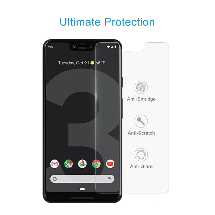 Tempered glass screen protector film set (10-pack) with anti-smudge, anti-scratch, anti-glare