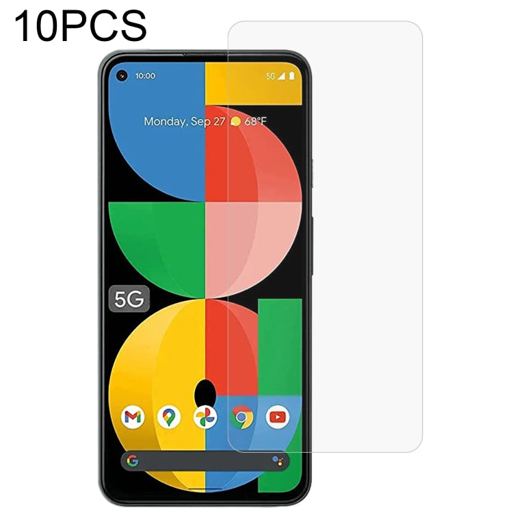Smartphone tempered glass screen protector (10-pack), clear 2.5D glass film