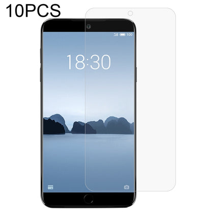 Smartphone tempered glass screen protector (10-pack) covering phone display