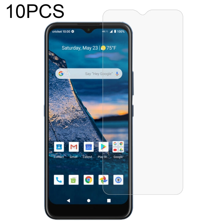 Smartphone tempered glass screen protector (10-pack) covering entire display