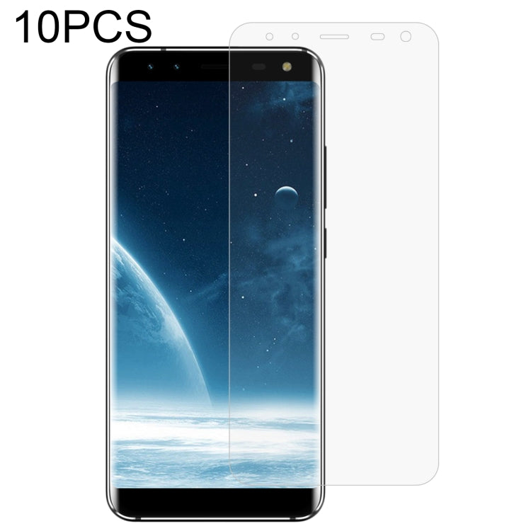 Tempered glass screen protector set (10-pack), 2.5D clear for blue phone display