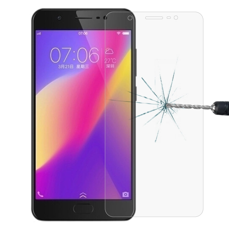 Smartphone tempered glass screen protector, clear and rounded-edge fit over display