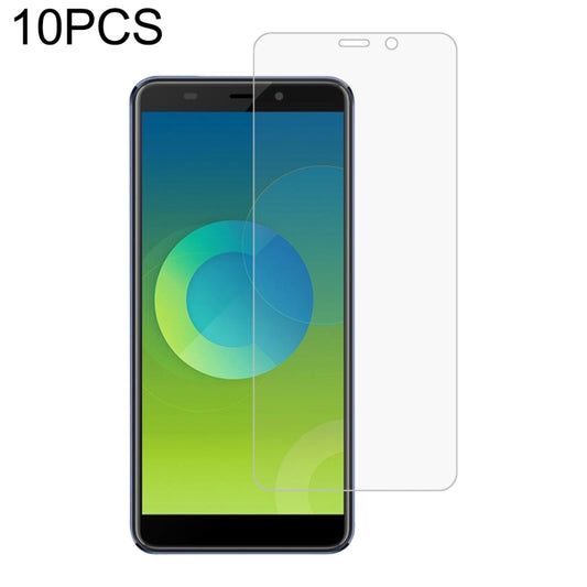 10-pack tempered glass screen protector, clear 2.5D film for smartphone screens