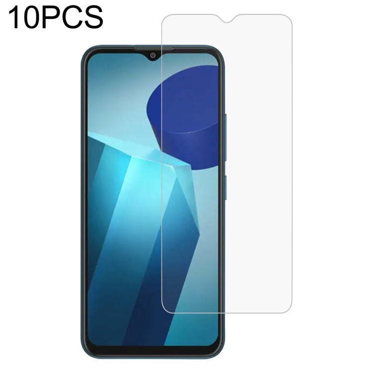 Tempered glass screen protector (10-pack) with 2.5D curved edges for phone