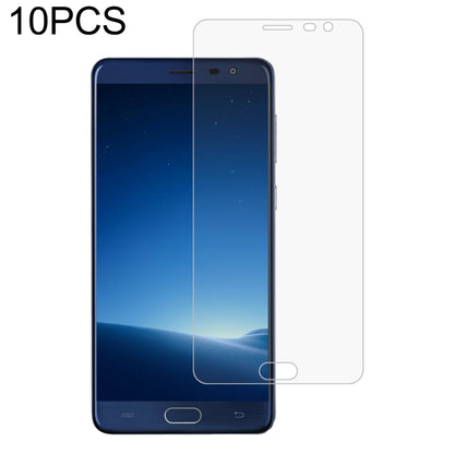 10-pack tempered glass screen protectors with clear 2.5D rounded edge for phone front