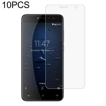 2.5D tempered glass screen protector film, clear, 10-pack with rounded edges
