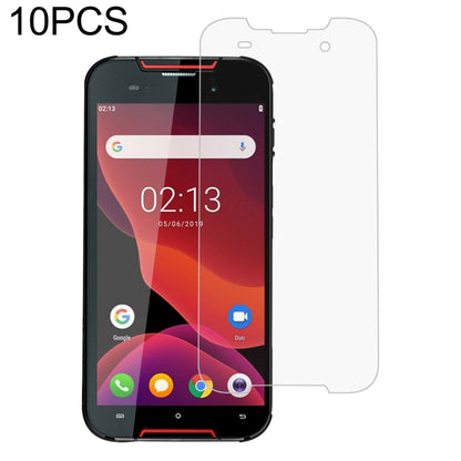 2.5D tempered glass screen protector film, clear, 10-pack for smartphone front