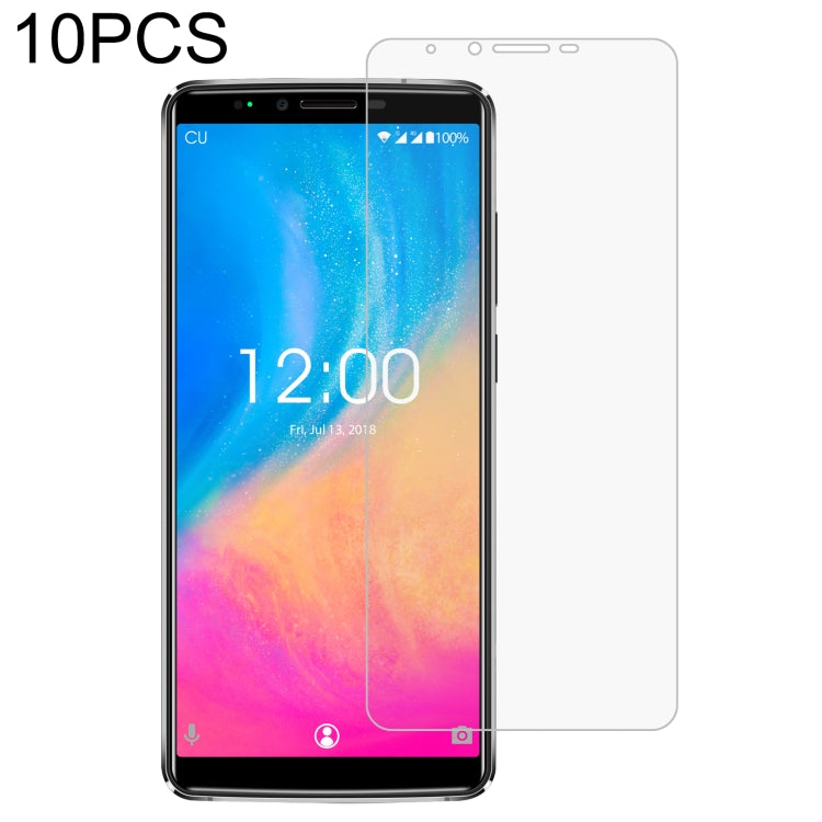 Tempered glass screen protector set (10 PCS), 2.5D, clear film for phone front