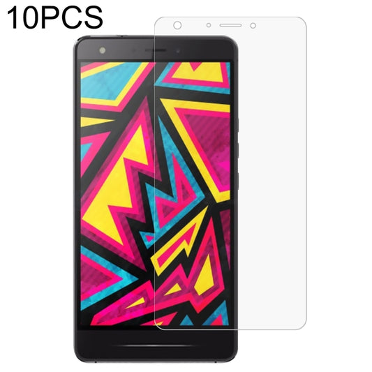 10-pack clear 2.5D 9H tempered glass screen protector film for smartphone front