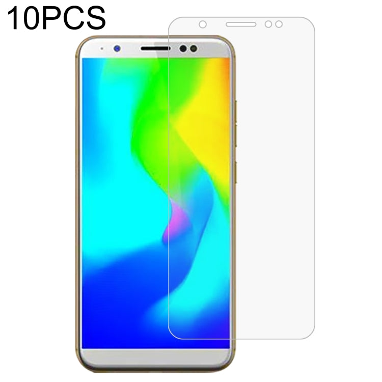 2.5D clear tempered glass screen protector set (10 PCS) for smartphone front