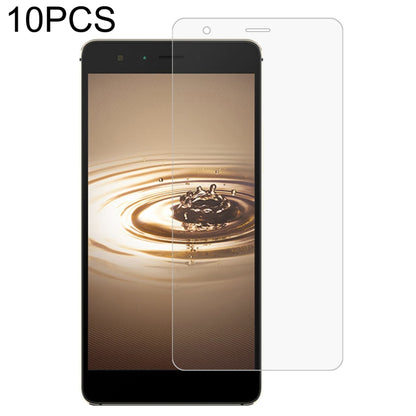 10-piece tempered glass screen protector film for smartphone, clear 2.5D screen coverage