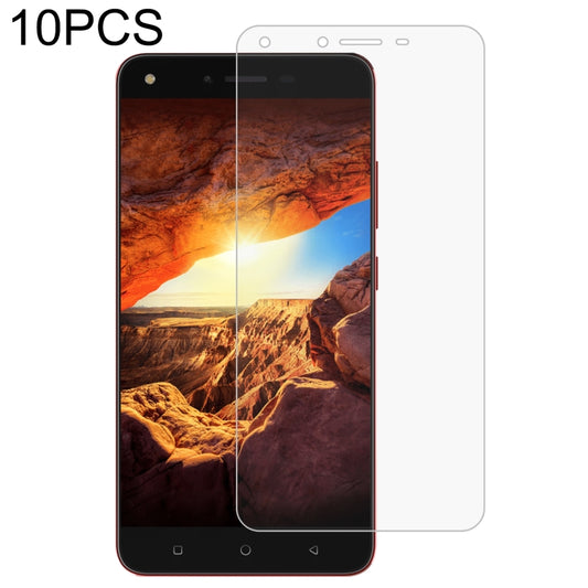 10-piece tempered glass screen protector film for smartphone, clear 2.5D coverage