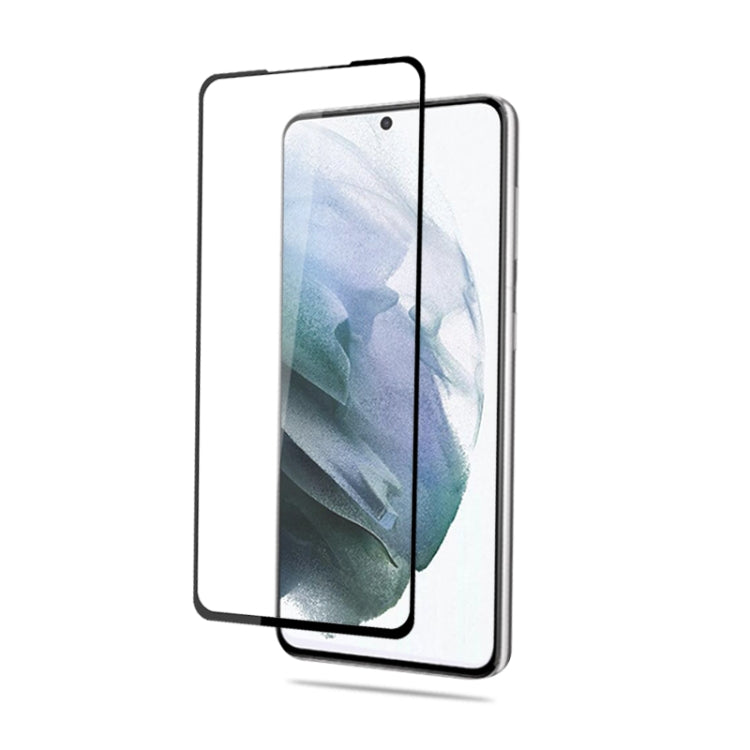 mocolo clear tempered glass screen protector for phone display, front-facing and angled