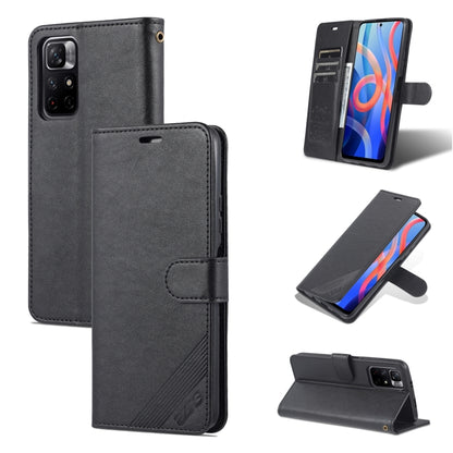 Black leather flip phone case with card slots and stand holder for secure daily use