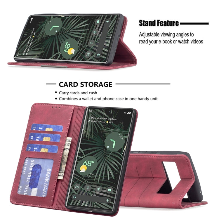 Red leather wallet phone case with card storage and adjustable viewing stand