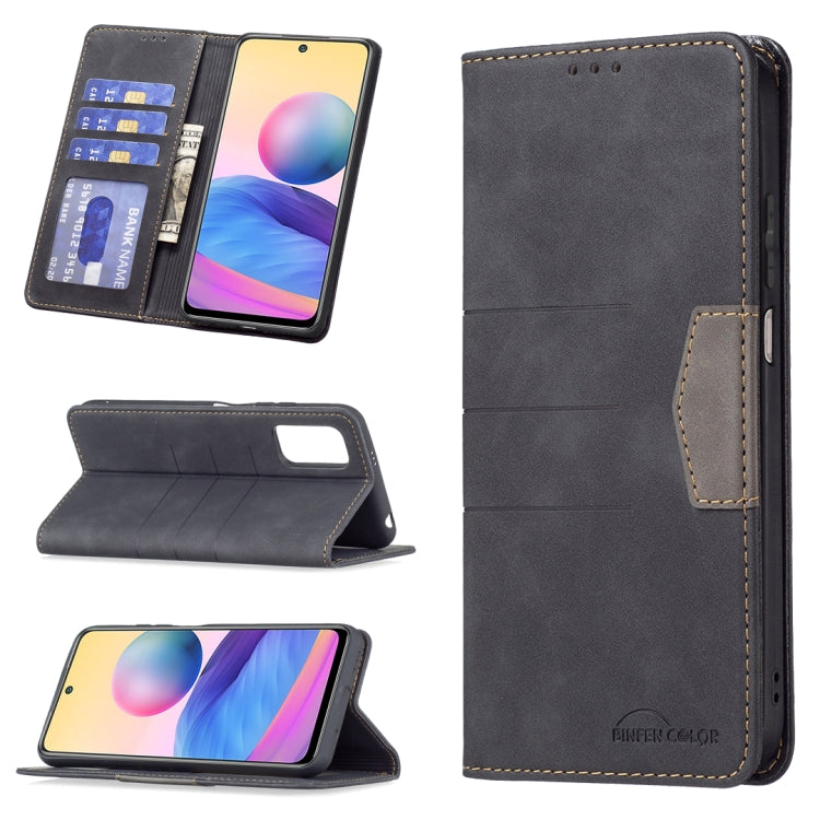Dark gray leather magnetic phone wallet case with card slots and fold cover