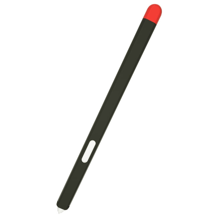 Black stylus protective case with red tip and long side cutout