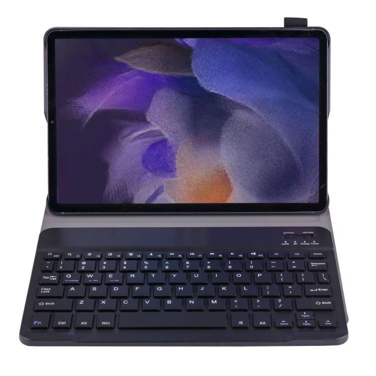 Ultra-thin Bluetooth keyboard leather case with front keyboard and tablet screen
