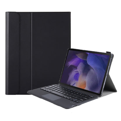 Black ultra-thin keyboard case with touchpad, folding cover for tablet