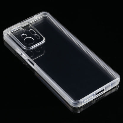 Clear phone case with camera and speaker cutouts, slim transparent frame