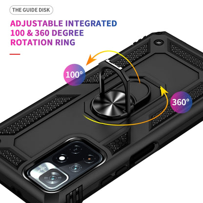 Black phone case with adjustable integrated rotation ring for 360 viewing angles